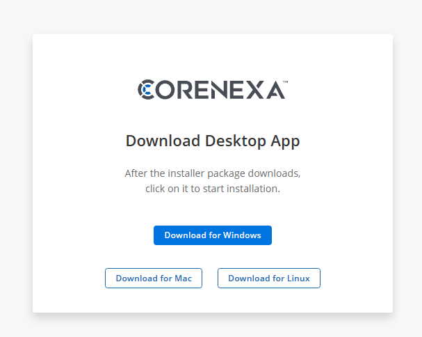 CoreNexa Desktop App: Download and First Use - Nextgen Solutions Blog